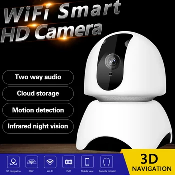 720P/1080P 360 Inteligente de PTZ Câmera IP WIFI Wireless interna Anti-ladrão de Segurança do CCTV do Pan IR Night Vision Cam Com 360Eye S APP