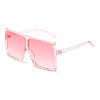 Oversize Óculos de sol das Mulheres da Moda Praça Grandes Óculos com Armação Vintage Retro Óculos Unissex Oculos Feminino gafas de sol E001