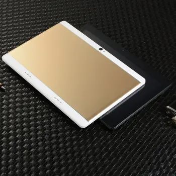 KT107 Buraco Redondo Tablet de 10,1 Polegadas HD Grande Tela Android Versão 8.10 Moda Tablet Portátil 8G+64G de Ouro Tablet Promoção