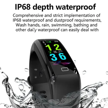 Para UMIDIGI A7 Pro S5 Pro F1 de Poder de Jogo 3 F2 Banda Inteligente Pulseira de Pressão Arterial Smart Watch frequência Cardíaca Esporte Banda OnePlus 8 Pro