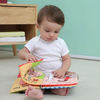 Baby Book Kids Para Crianças De Criança De Tecido Macio Pano Tranquila Livros Escolares Precoces De Recursos De Aprendizagem