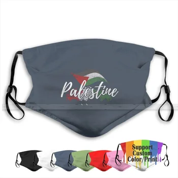 Palestina Bandeira Reutilizáveis Rosto Com Uma Máscara Lavável Exterior Do Nariz, Boca Tampa De Moda Unissex Homens Mulheres Crianças Palestina De Gaza Livre Livre