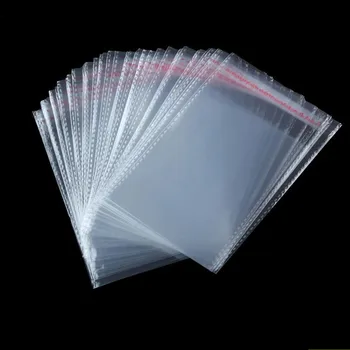 Transparente auto-adesivo plástico lacrado embalagem saco resealable celofane OPP fresco-manter o saco, o saco de presente reutilizáveis