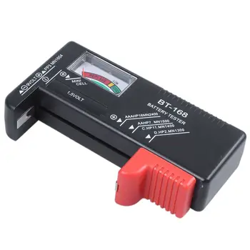 BT168 Verificador de Bateria Universal do Testador para AA, AAA, C, D, 9V 1,5 V Pilhas de Botão