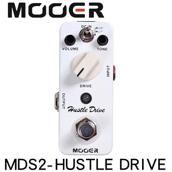 MOOER MDS2 Micro Agitação Unidade de efeito de Distorção de guitarra pedal Tube Drive de som de Guitarra, Pedal Compacto