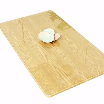 Oval Inodoro, impermeável toalha de mesa em PVC transparente tabela tapete de festa non-slip deco tampa para o retângulo mesa de jantar personalizar
