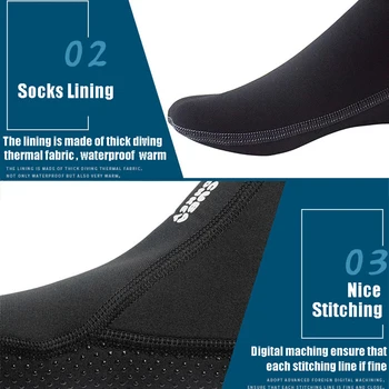 TaoBo 2020 Original 2mm de Mergulho Meias para Homens Mulheres Tubo Longo Preto de Verão, Sapatos de Água, Impermeável e antiderrapante Quente Surfar Sapatos