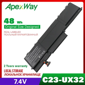 Apexway 6520mAh Laptop Bateria para ASUS VivoBook U38N U38N-C4004H ZenBook UX32 UX32A UX32VD UX32LA C23-UX32