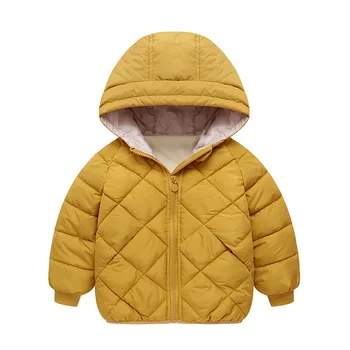 Crianças Agasalhos e casaco de Menino Menina 2020 Outono, Moda de Inverno Quente Casaco com Capuz Crianças Algodão-Revestimento acolchoado de Criança Outerwear