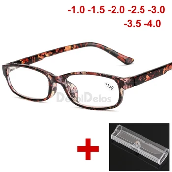 Ltralight Mulheres Homens Óculos de grau Retro Lente Clara Presbiopia Óculos Feminino Masculino Leitor de Óculos +1.5 2.0 3.0 4.0 com o caso