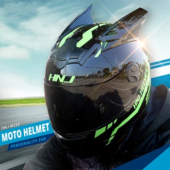 HNJ Motocross Casco Moto Motocicleta Off-road Capacete Full Face Moto Motocicleta Capacetes de Corrida Com o Canto PONTO Aprovado