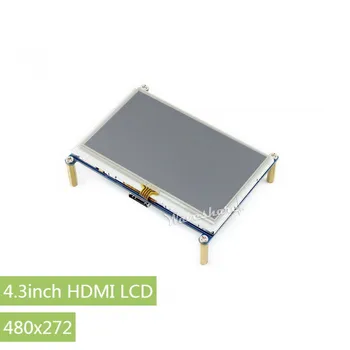 4.3 polegadas HDMI, Display LCD com Touch Screen Resistivo de Resolução 480x272 Retroiluminação Raspberry Pi 3 Modelo B B+ Zero W WH