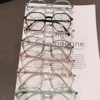 Unissex Da Marca Do Designer Verde Rodada Óculos De Moldura Simples Óculos Armações Homens A Luz Azul De Bloqueio De Óculos De Oculos De Grau