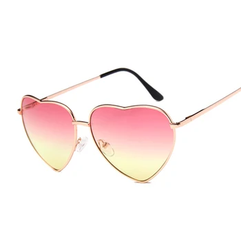 Coração Espelho Óculos De Sol Das Mulheres Da Marca Do Designer De Olho De Gato De Óculos De Sol Feminino Retro Amor Óculos Em Formato De Coração Senhoras De Compras Oculos