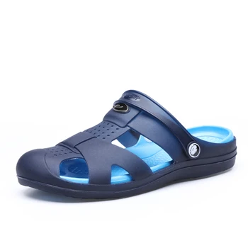 Homens Sapatos de Água durante o Verão de Praia Casual, Esporte de Sandálias Confortáveis Mens Anti-Derrapante à beira-Mar Sapatos para a Piscina Exterior e de Sandália Plus Size