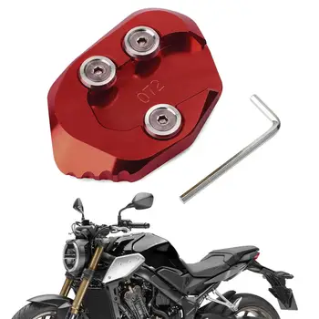Areyourshop para HONDA CB1000R CB 1000 R 2018 E 2019 Kickstand Lado Extensão do Suporte Almofada Ampliador de Chapa de Alumínio da Motocicleta