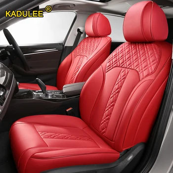 KADULEE de Couro Personalizados tampa de assento Para carro Honda Accord Odyssey AJUSTE CIDADE Crosstour Crider VEZEL AVANCIER CR-V XR-V cívica cobre