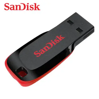 SanDisk Disco USB Pen Drive de 32GB 64GB 8GB 16GB USB Pendrive CZ50 8GB 16GB 32GB 64GB Pendrive USB 2.0 Flash Drive Frete Grátis