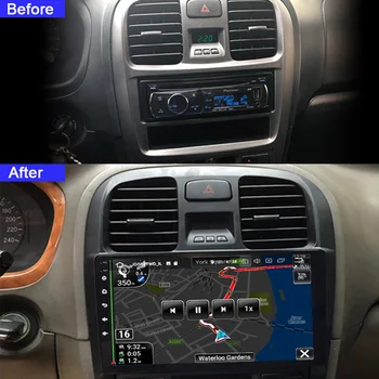 Autoradio Rádio do Carro para Hyundai-s Sonata 2003 2004 2005 2006 2007 2008 2009 GPS 2DIN DVD Multimídia Player 9 Polegadas Android WIFI