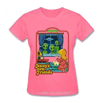 Engraçado Jenny Novos Amigos T-shirt Histórias de Ninar Alienígena mulheres Roupas T-shirt Tops Tshirt