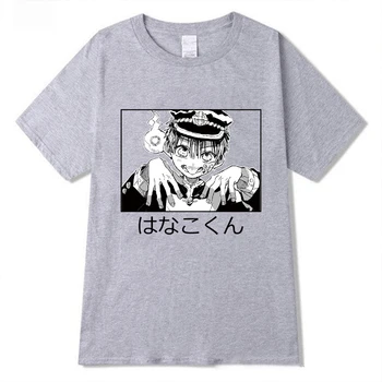 Kawaii Hanako Kun T-Shirt Mulher Engraçada do anime Inuyasha Camiseta Unisex Gráfica Tees Feminino