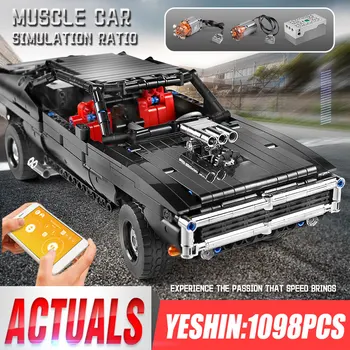 Yeshin 13081 App Motorizado 42111 Técnica do Carro Compatível MOC-17750 Ultimate Muscle Car de Construção do Modelo BlocksChristmas Presentes