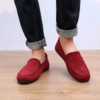 Homens velhos casual primavera de sapatos de lona de grande tamanho 11 12 slip-on sapatos masculino tênis de 2021 moda vintage, sapatos de homem tênis