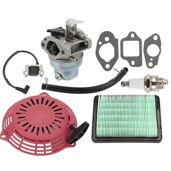 9pc Carburador Kit Para Honda GCV160 GCV135 Carburador Starter Filtro de Ar vela de Ignição Motosserra de Acessórios de Peças do Motor Kit de Reparo