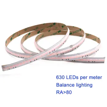 630 LEDs/M Macia e Flexível Colorido RGB RGBW ESPIGA de Tira do DIODO emissor de Barra Lihgt 24V 90 RA Decoração de Iluminação com WIFI Móvel Controlado Dimmer