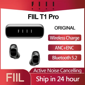 Original FIIL T1 Pro T1 Lite TWS Verdadeiro Fones de ouvido sem Fio Ativo de Ruído Cancelando o Fone de ouvido Bluetooth 5.2 Fone de ouvido IPX5 Impermeável