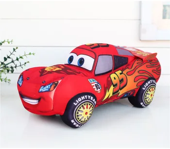A Disney Pixar Cars 3 Relâmpago McQueen Brinquedos de Pelúcia 17 CM Bonito dos desenhos animados de Carros de Pelúcia Boneca Para as Crianças Presentes