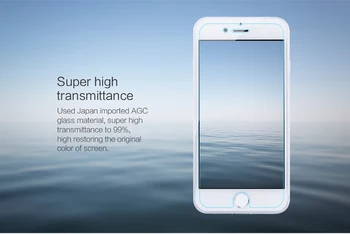 Para Apple iphone 7 de Vidro Temperado NILLKIN Incrível H Anti-Explosão 9H 0,3 mm Protetor de Tela Para o iphone da Apple 7 (4,7 polegadas)