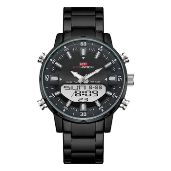 KAT-WACH Marca Homens Relógio de Desporto Relógios Digitais Homens Waterproof o Aço Militar Relógio de Quartzo Para Homens relógio de Pulso Relógio Masculino