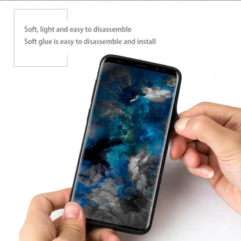 Original, Homens de negócios Magnético case para samsung Galaxy S9 S10 E s20 mais Nota 10 9 a50 a70 a7 a8 2018 tecido à prova de choque tampa