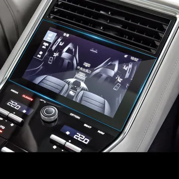 Carro GPS de Navegação de Tela de Vidro em Aço Película de Proteção Para o Porsche Cayenne, Panamera Mundo de Controle Da Tela LCD Interior Adesivo