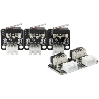 5PCS para CREALITY Impressora 3D Acessórios X/Y/Z Eixo do Comutador de Limite de 3 N/S N/C de Controlo Fácil de Usar Micro-Interruptor